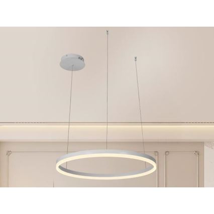 Himmennettävä LED-kattokruunu johdossa LED/42W/230V 3000-6500K halkaisija 60 cm + kauko-ohjaus