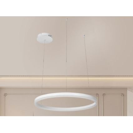 Himmennettävä LED-kattokruunu johdossa LED/42W/230V 3000-6500K halkaisija 60 cm + kauko-ohjaus