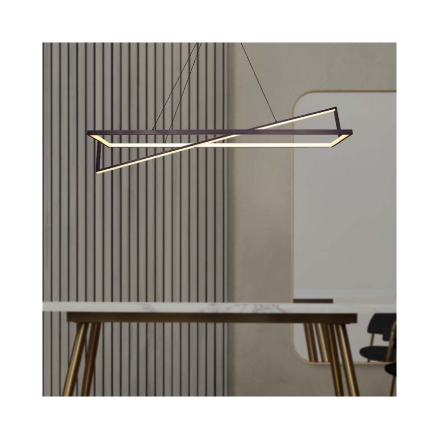 Himmennettävä LED-kattokruunu johdossa LED/45W/230V 3000K 114 cm musta