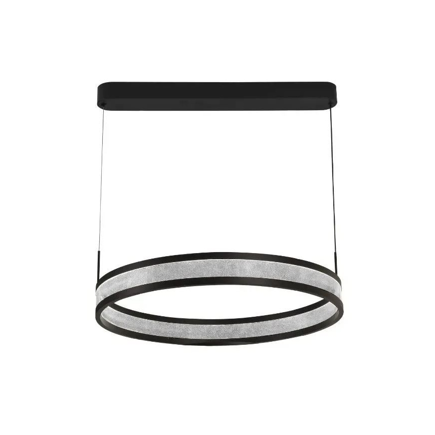 Himmennettävä LED-kattokruunu johdossa LED/45W/230V 3000-6500K halkaisija 60 cm musta + kauko-ohjaus