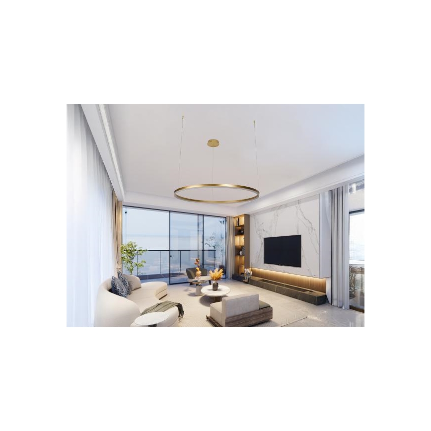 Himmennettävä LED-kattokruunu johdossa LED/55W/230V 3000-6500K halkaisija 80 cm + kauko-ohjaus