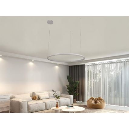 Himmennettävä LED-kattokruunu johdossa LED/55W/230V 3000-6500K halkaisija 80 cm + kauko-ohjaus