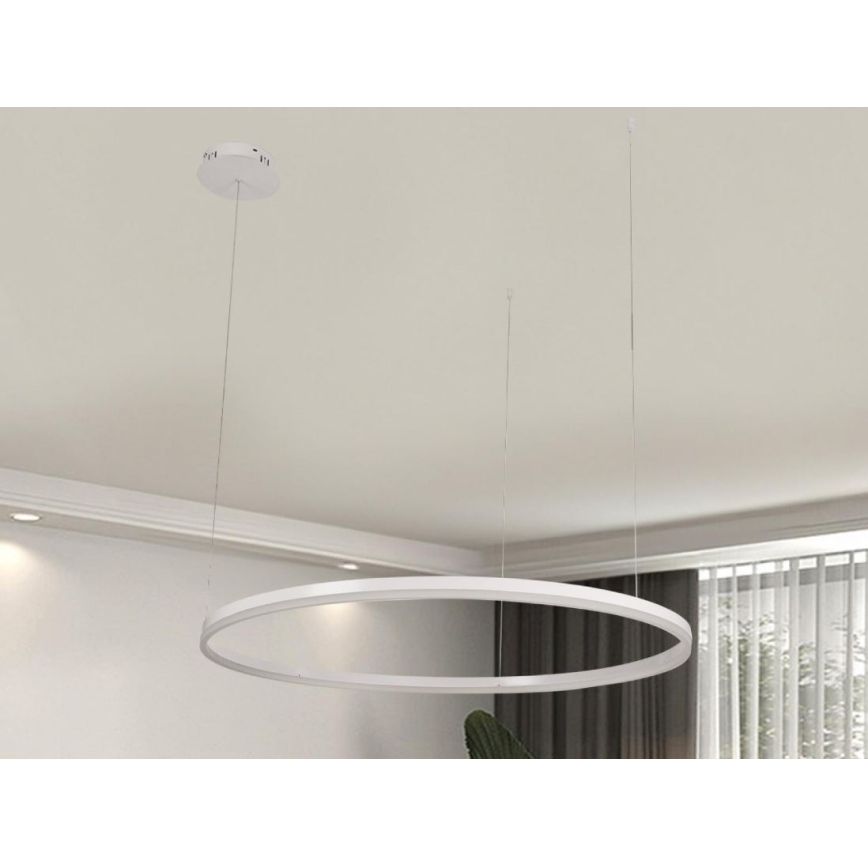 Himmennettävä LED-kattokruunu johdossa LED/55W/230V 3000-6500K halkaisija 80 cm + kauko-ohjaus