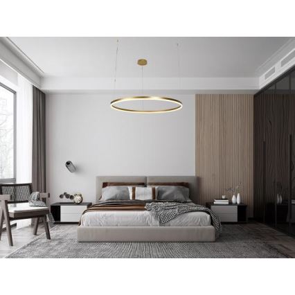 Himmennettävä LED-kattokruunu johdossa LED/72W/230V 3000-6500K halkaisija 100 cm + kauko-ohjaus