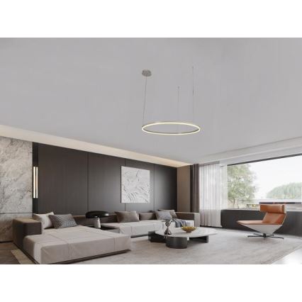 Himmennettävä LED-kattokruunu johdossa LED/72W/230V 3000-6500K halkaisija 100 cm + kauko-ohjaus