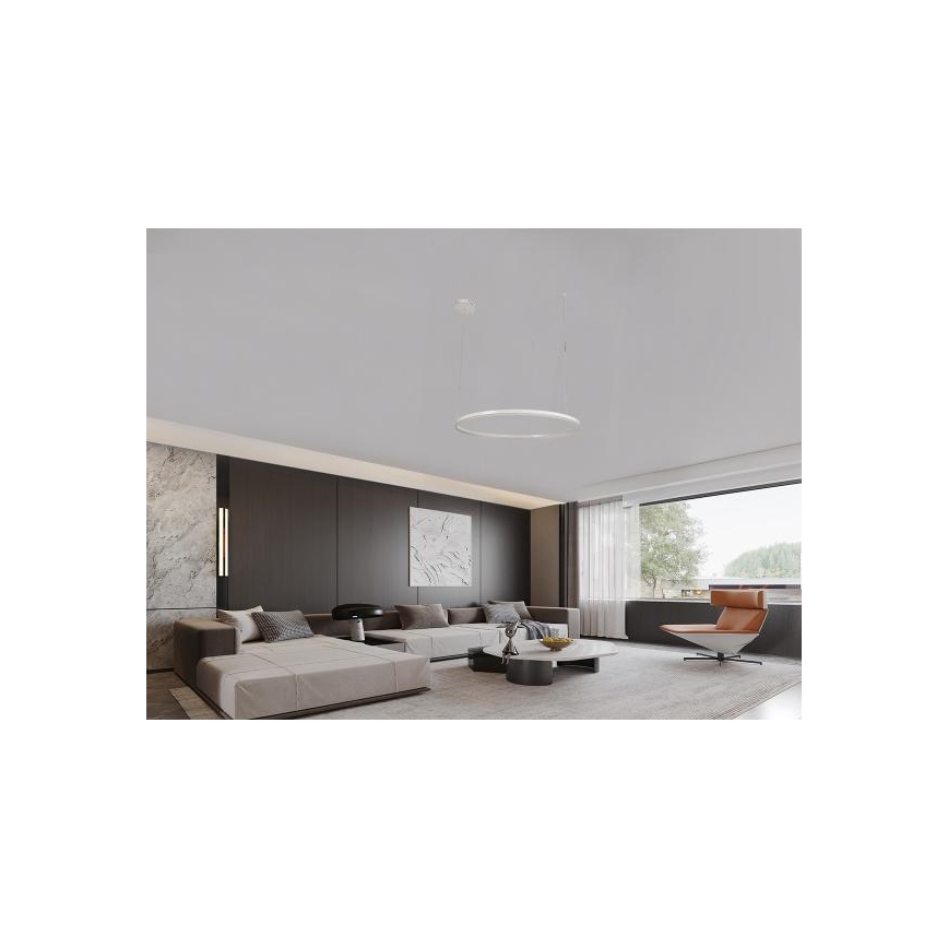 Himmennettävä LED-kattokruunu johdossa LED/72W/230V 3000-6500K halkaisija 100 cm + kauko-ohjaus