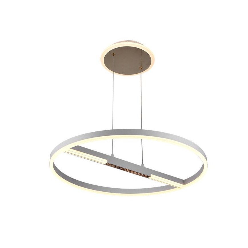 Himmennettävä LED-kattokruunu johdossa LED/75W/230V 3000-6500K halkaisija 60 cm + kauko-ohjaus