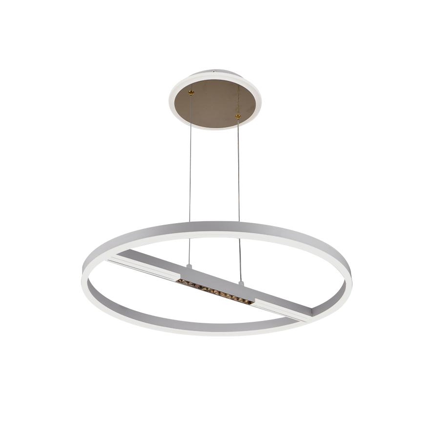 Himmennettävä LED-kattokruunu johdossa LED/75W/230V 3000-6500K halkaisija 60 cm + kauko-ohjaus