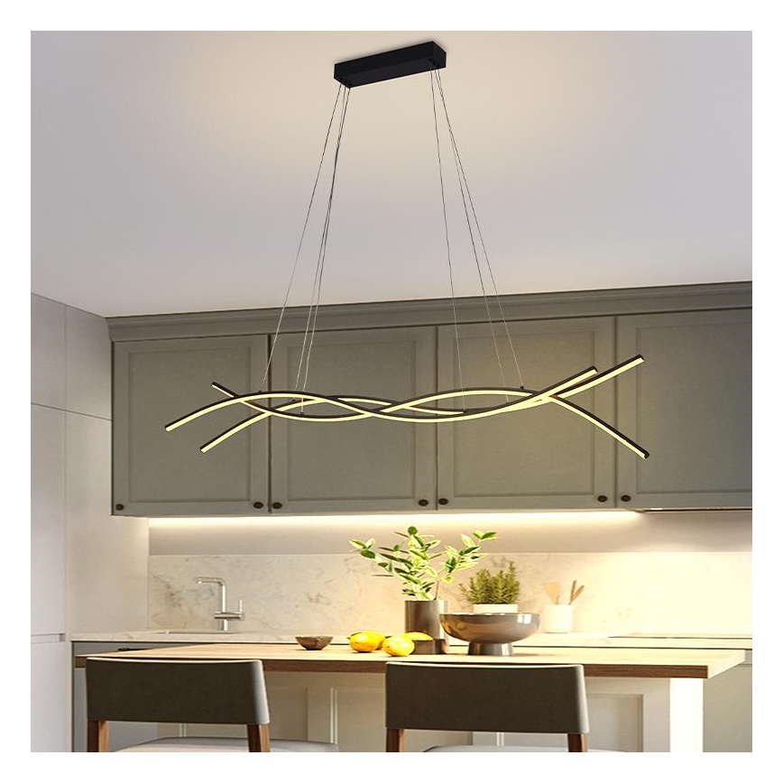 Himmennettävä LED-kattokruunu johdossa LED/80W/230V 3000-6500K + kauko-ohjaus