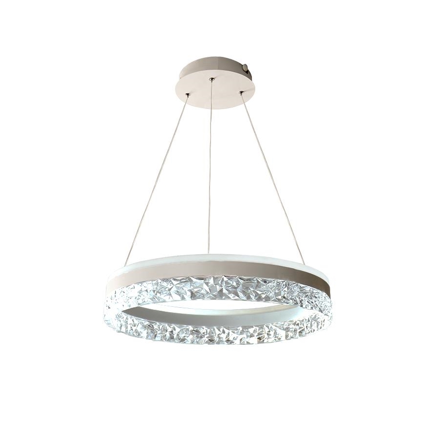 Himmennettävä LED-kattokruunu johdossa LED/80W/230V 3000-6500K valkoinen + kauko-ohjaus