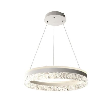 Himmennettävä LED-kattokruunu johdossa LED/80W/230V 3000-6500K valkoinen + kauko-ohjaus