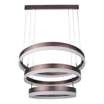 Himmennettävä LED-kattokruunu johdossa LED/86W/230V 3000K ruskea