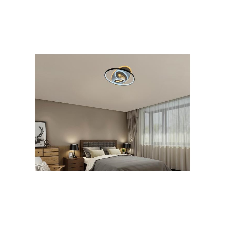 Himmennettävä LED-kattovalaisin 105 W, 230 V, 3000–6500 K + kaukosäädin