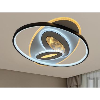 Himmennettävä LED-kattovalaisin 105 W, 230 V, 3000–6500 K + kaukosäädin