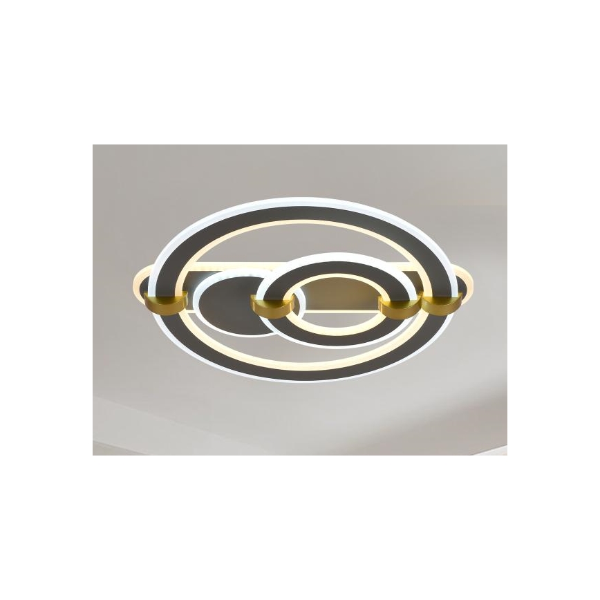 Himmennettävä LED-kattovalaisin 120 W/230 V 3000–6500 K + kaukosäädin