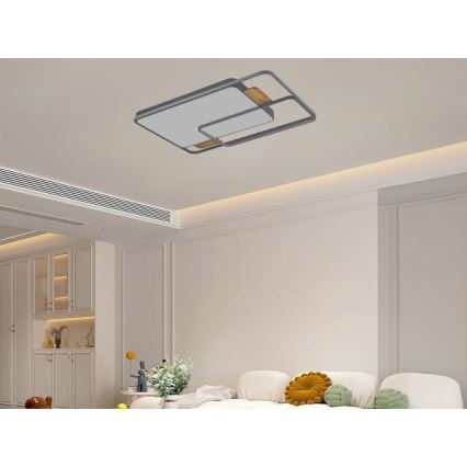 Himmennettävä LED-kattovalaisin 280 W / 230 V, 3000–6500 K + kaukosäädin