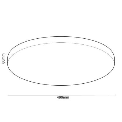 Himmennettävä LED-kattovalaisin ääniohjauksella OPAL LED/48W/230V 2700-6500K valkoinen + kauko-ohjaus