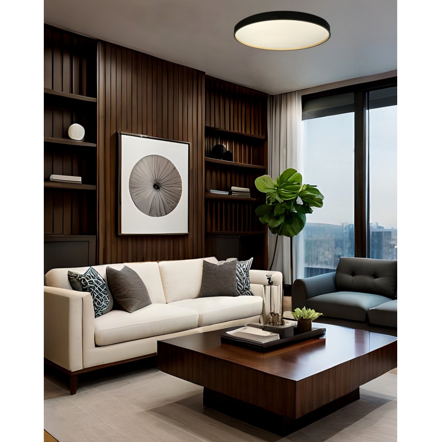 Himmennettävä LED-kattovalaisin EBRO LED/36W/230V 2700-6500K halkaisija 50 cm + kauko-ohjaus