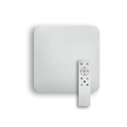 Himmennettävä LED-kattovalaisin FLORA LED/60W/230V 2700-6500K 53x53 cm + kauko-ohjaus
