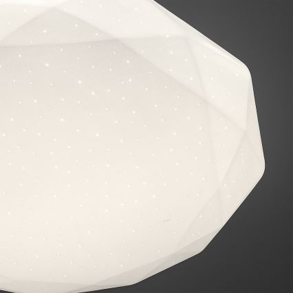 Himmennettävä LED-kattovalaisin HEX LED/72W/230V 3000-6000K halkaisija 50 cm valkoinen + kaukosäädin