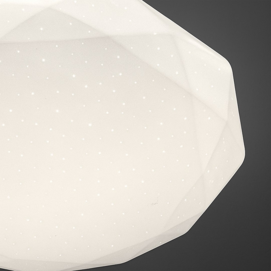 Himmennettävä LED-kattovalaisin HEX LED/72W/230V 3000-6000K halkaisija 50 cm valkoinen + kaukosäädin