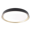 Himmennettävä LED-kattovalaisin ILVI LED/45W/230V 2700–6500K halkaisija 50 cm musta/messinki + kaukosäädin