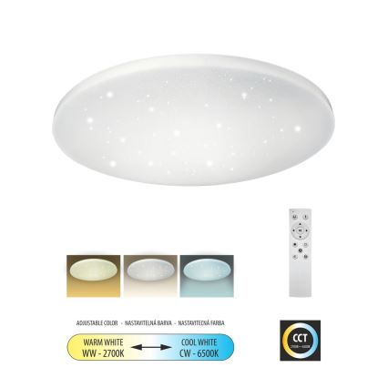 Himmennettävä LED-kattovalaisin IPOLY LED/60W/230V 2700-6500K halkaisija 58 cm + kauko-ohjaus