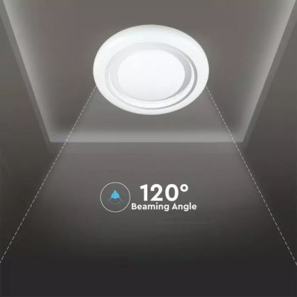 Himmennettävä LED-kattovalaisin kaukosäätimellä LED/60W/230V halkaisija 48cm