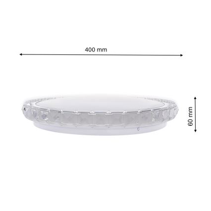 Himmennettävä LED-kattovalaisin LAYLA LED/26W/230V + kaukosäädin