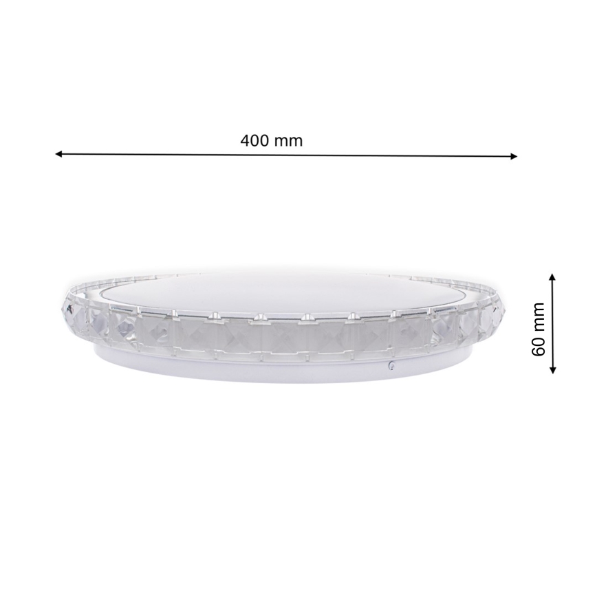 Himmennettävä LED-kattovalaisin LAYLA LED/26W/230V + kaukosäädin