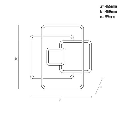 Himmennettävä LED-kattovalaisin LED/110W/230V 3000-6500K valkoinen + kauko-ohjaus