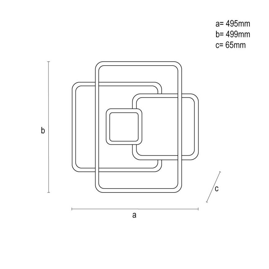 Himmennettävä LED-kattovalaisin LED/110W/230V 3000-6500K valkoinen + kauko-ohjaus