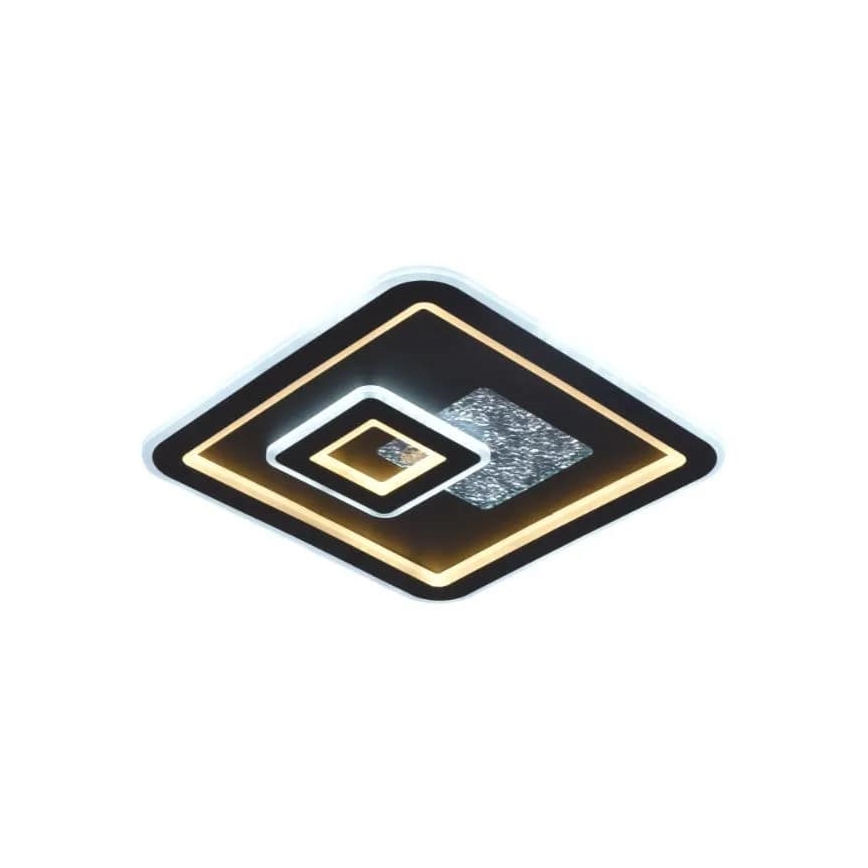 Himmennettävä LED-kattovalaisin LED/110W/230V 3000-6500K musta + kauko-ohjaus