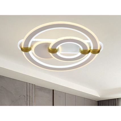 Himmennettävä LED-kattovalaisin LED/120W/230V 3000-6500K + kaukosäädin