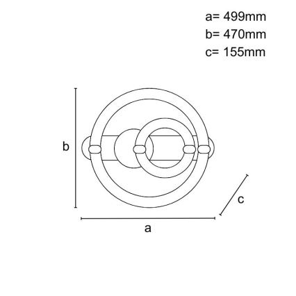 Himmennettävä LED-kattovalaisin LED/120W/230V 3000-6500K + kaukosäädin