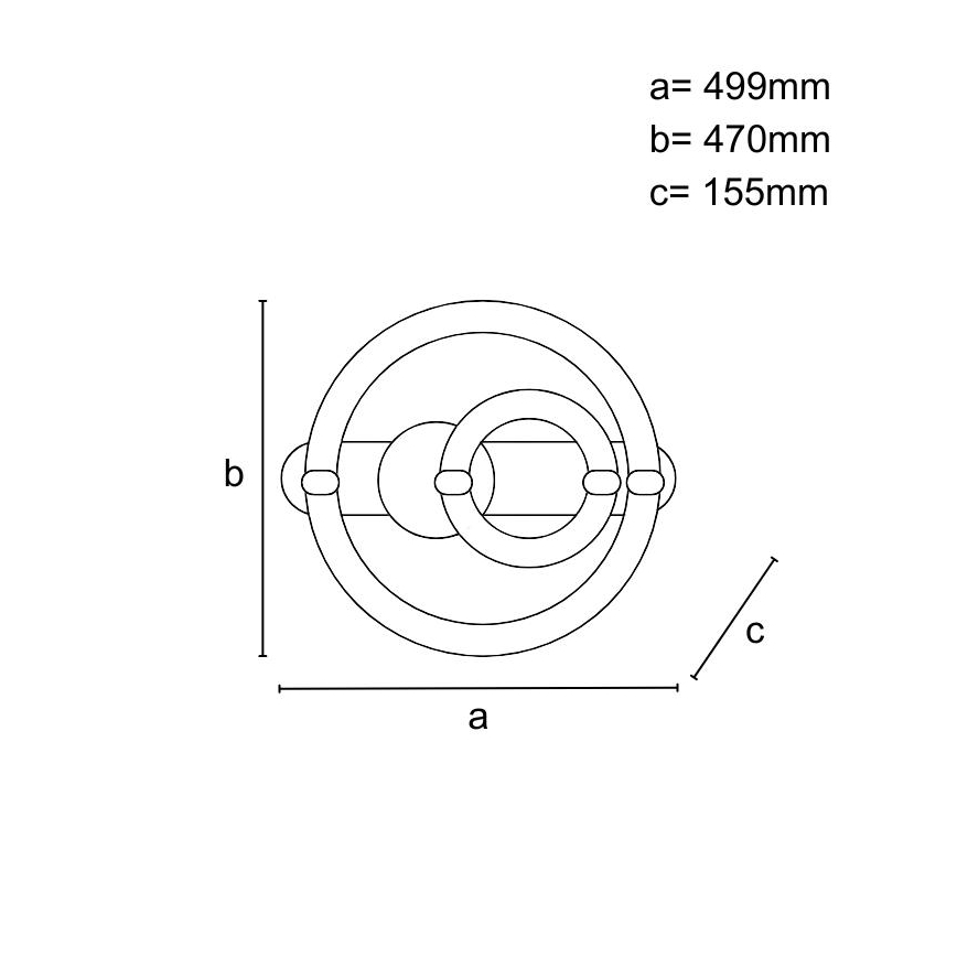 Himmennettävä LED-kattovalaisin LED/120W/230V 3000-6500K + kaukosäädin
