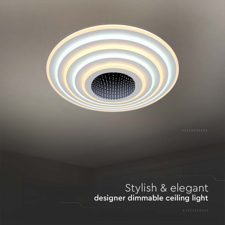 Himmennettävä LED-kattovalaisin LED/125W/230V 3000-6500K halkaisija 50 cm + kauko-ohjaus