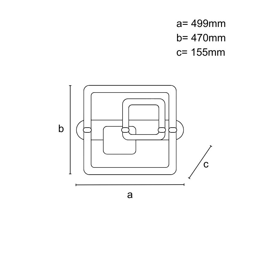 Himmennettävä LED-kattovalaisin LED/140W/230V 3000-6500K + kaukosäädin