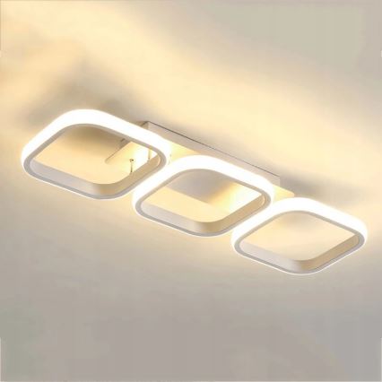 LED-himmennettävä kattovalaisin LED/33W/230V 3000-6500K valkoinen Wi-Fi Tuya + kaukosäädin