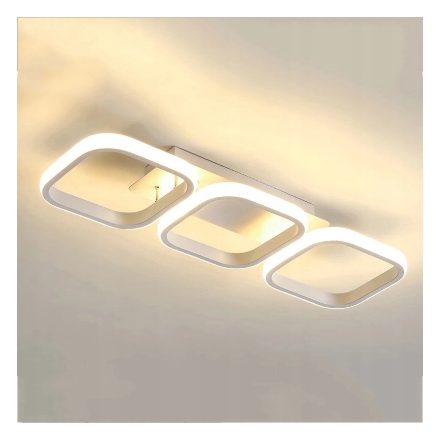 LED-himmennettävä kattovalaisin LED/33W/230V 3000-6500K valkoinen Wi-Fi Tuya + kaukosäädin