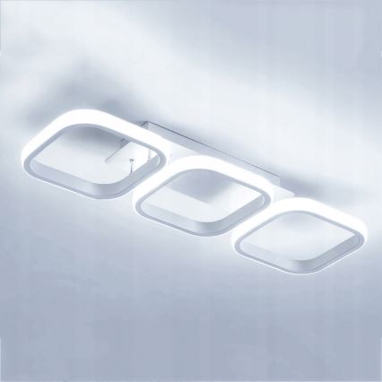 LED-himmennettävä kattovalaisin LED/33W/230V 3000-6500K valkoinen Wi-Fi Tuya + kaukosäädin