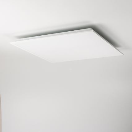Himmennettävä LED-kattovalaisin LED/35W/230V 2700-6500K 62x62 cm valkoinen + kaukosäädin