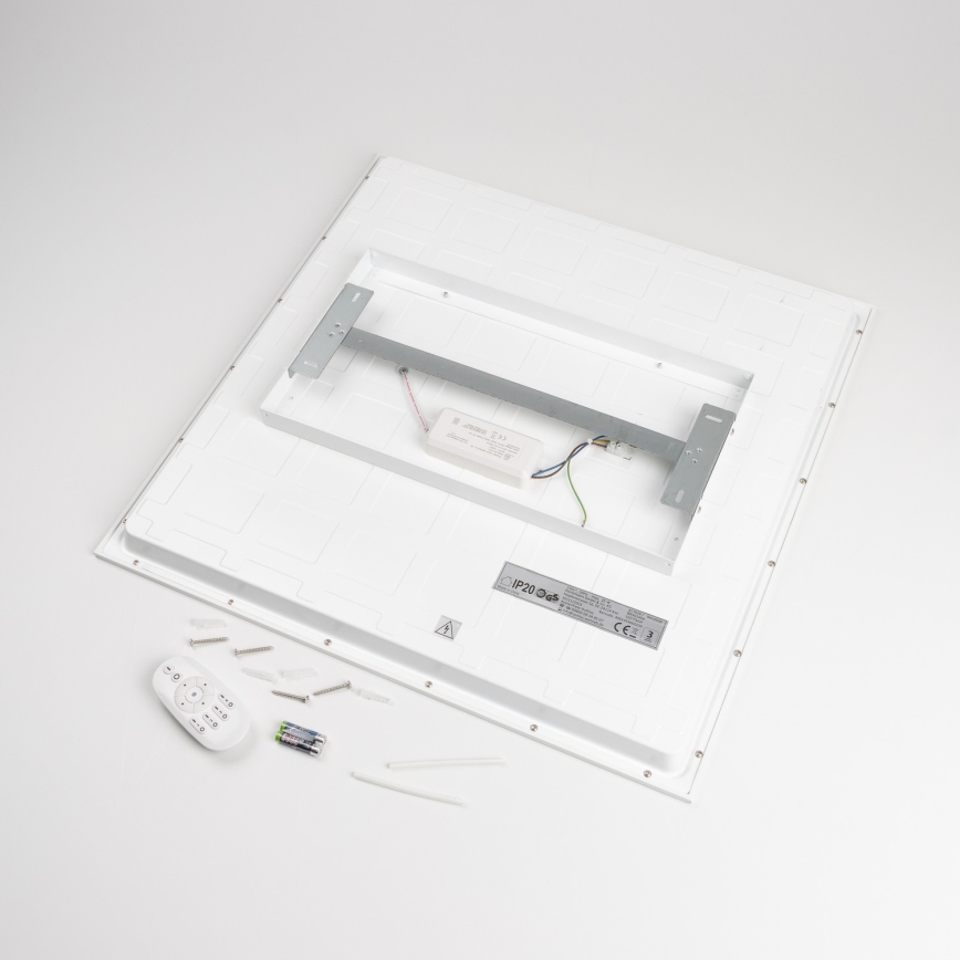 Himmennettävä LED-kattovalaisin LED/35W/230V 2700-6500K 62x62 cm valkoinen + kaukosäädin
