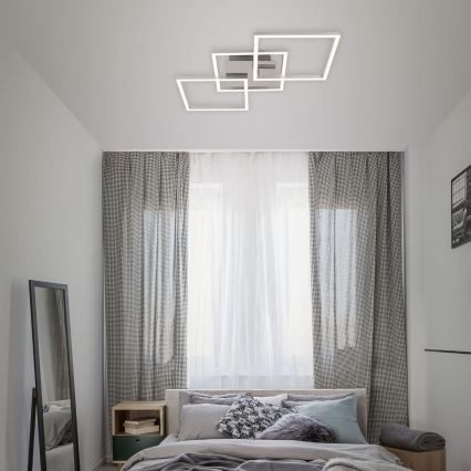 Himmennettävä LED-kattovalaisin LED/36W/230V 3000K mattakromi