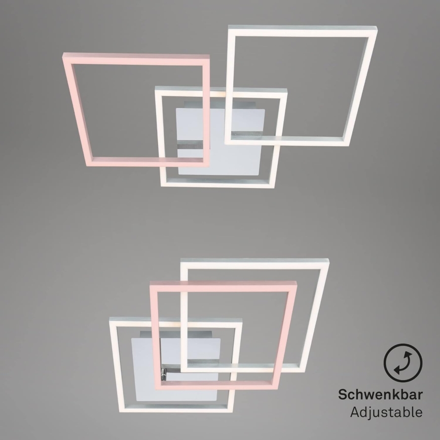 Himmennettävä LED-kattovalaisin LED/36W/230V 3000K mattakromi