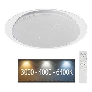 Himmennettävä LED-kattovalaisin LED/40W/230V 3000K/4000K/6500K halkaisija 46,5 cm + kauko-ohjaus