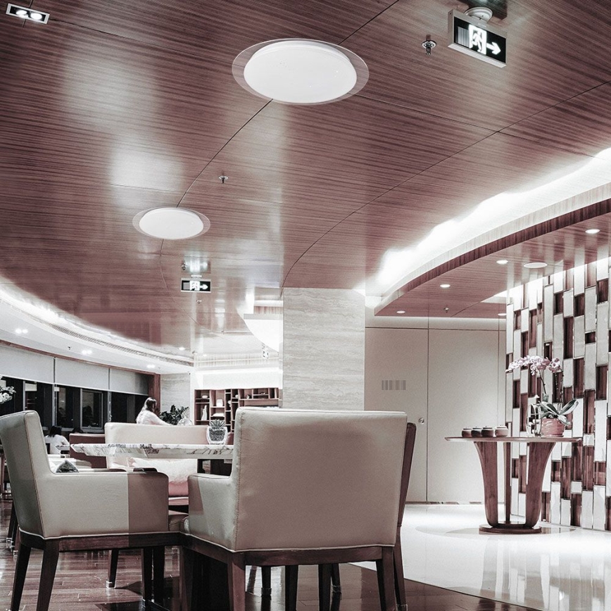 Himmennettävä LED-kattovalaisin LED/40W/230V 3000K/4000K/6500K halkaisija 46,5 cm + kauko-ohjaus