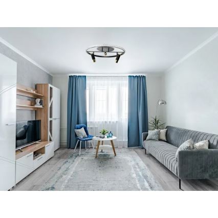 Himmennettävä LED-kattovalaisin LED/60W/230V 3000-6500K musta + kauko-ohjaus