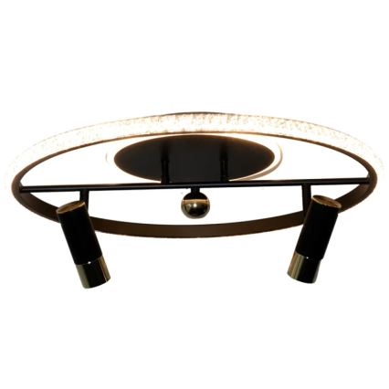 Himmennettävä LED-kattovalaisin LED/60W/230V 3000-6500K musta + kauko-ohjaus