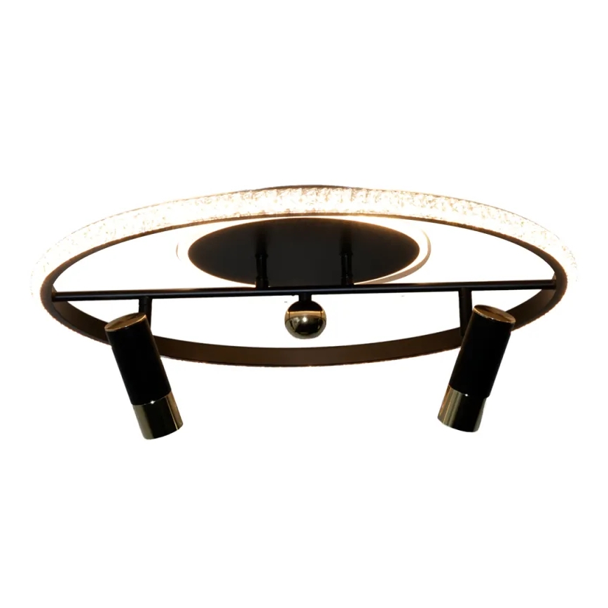 Himmennettävä LED-kattovalaisin LED/60W/230V 3000-6500K musta + kauko-ohjaus